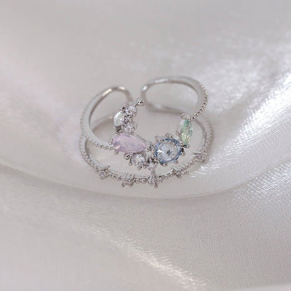 Silver Moonlight Ring