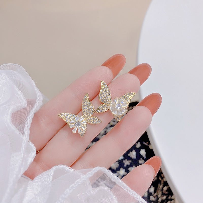 [] Spinning Butterfly Collection (ring/earrings/necklace)