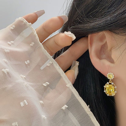 Sunshine Butterfly Drop Earrings