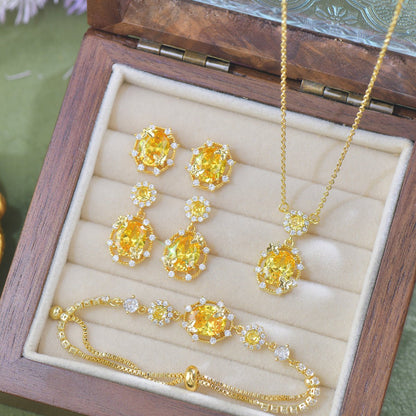 Sunshine Butterfly Drop Earrings