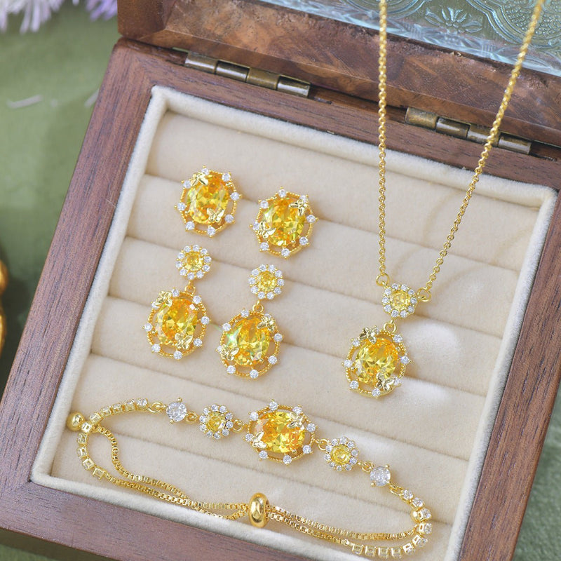 Sunshine Butterfly Drop Earrings