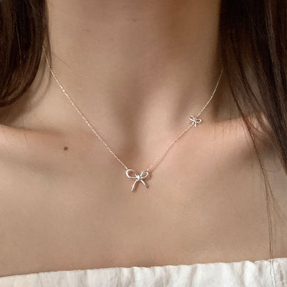 Sweet Knot Bow Necklace