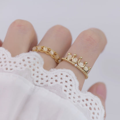 [] Tiara Ring Set