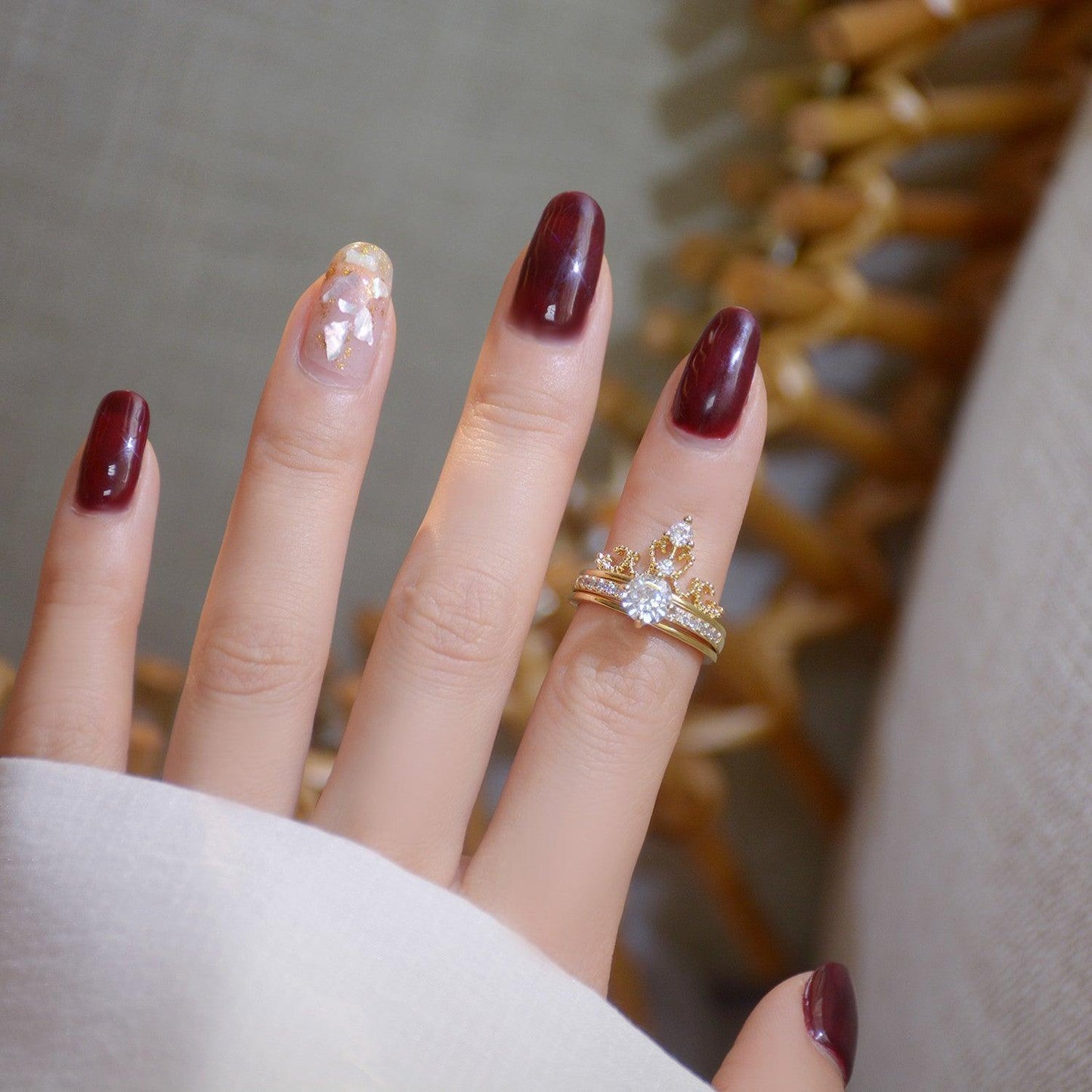 [sample ] Tiara Ring Set