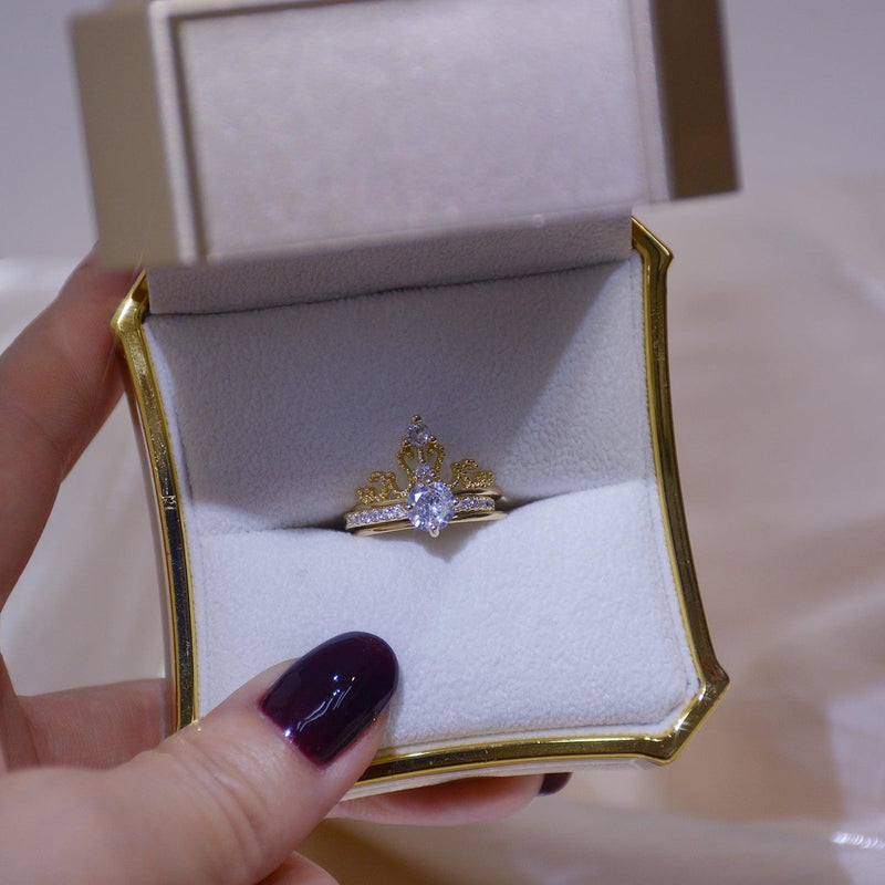 [sample ] Tiara Ring Set