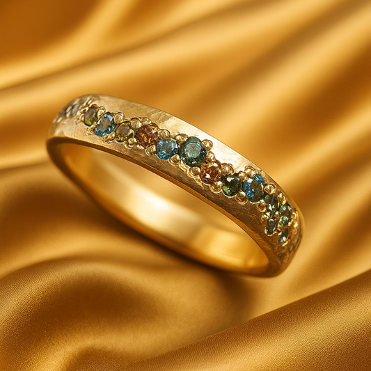 Multi-color Gold Ring