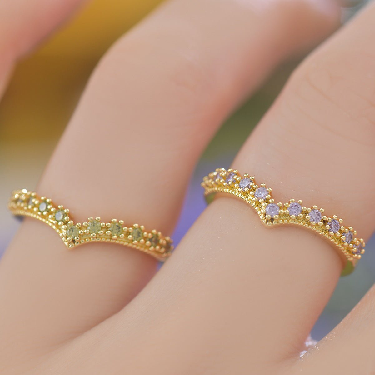 Violet Claudine Ring