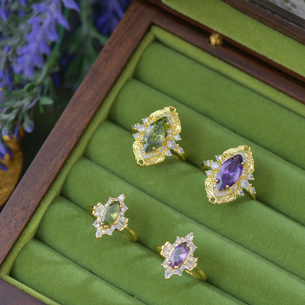 Violet Heirloom Ring