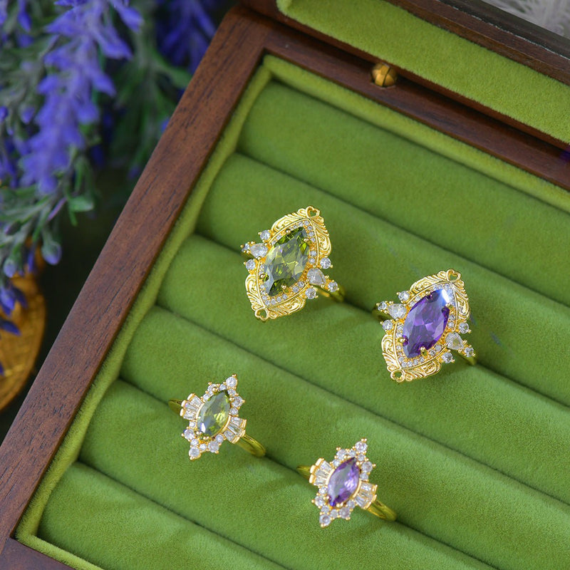 Violet Heirloom Ring