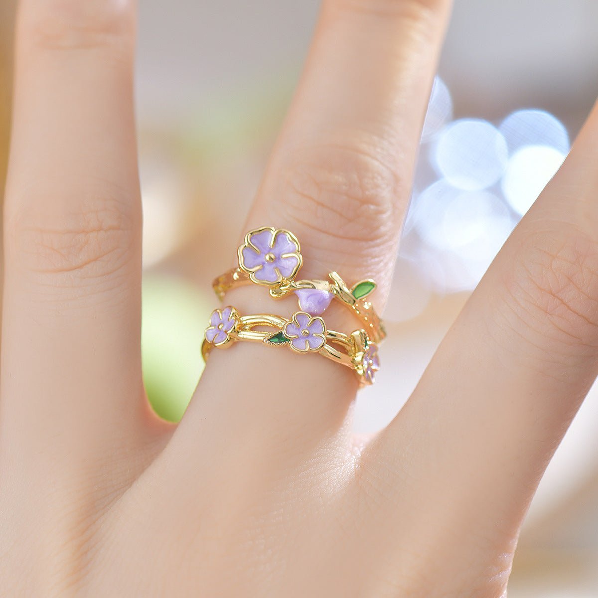 Violet Trellis Ring