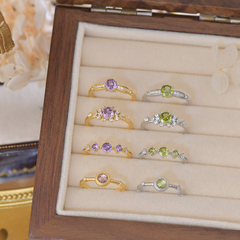 Violet Trilogy Ring