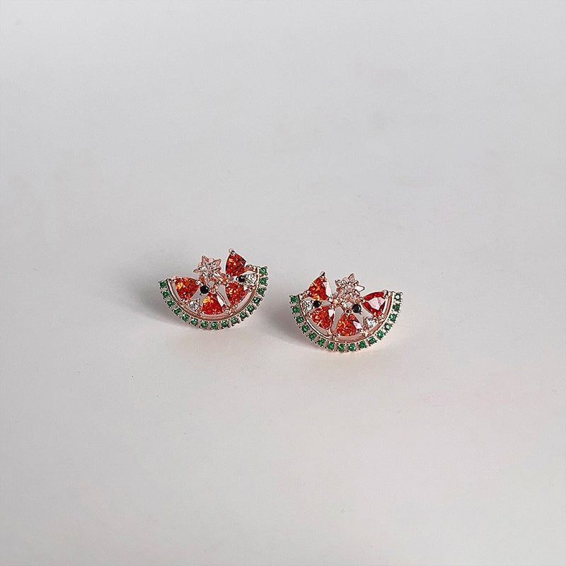 Watermelon Slice Earrings