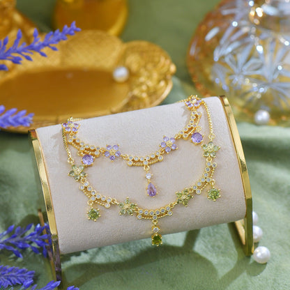 Wildflower Serenade Bracelet in Purple